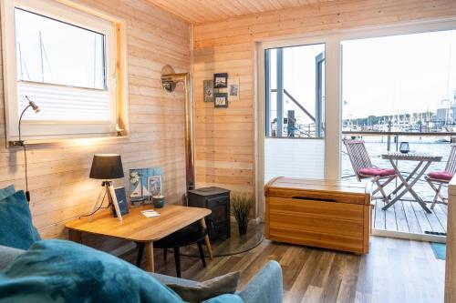 balkong/terrass, Hausboot Baltic Goose in Sudstrandpromenade