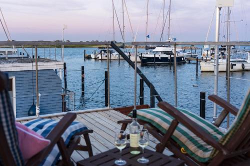 balkong/terrass, Hausboot Baltic Goose in Sudstrandpromenade