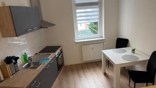 廚房, Gemütliche Wohnung direkt am Bahnhof perfekte Lage (Gemutliche Wohnung direkt am Bahnhof perfekte Lage) in 比特費爾德沃爾芬