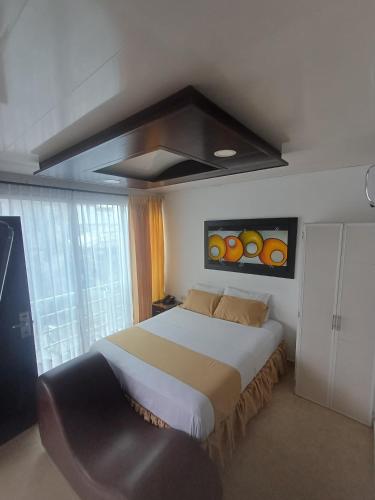1 double bed