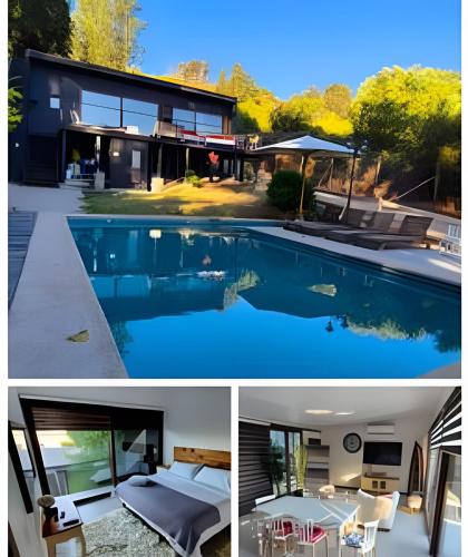 . VR - Rapel Casa Lujosa piscina privada, acceso Lago