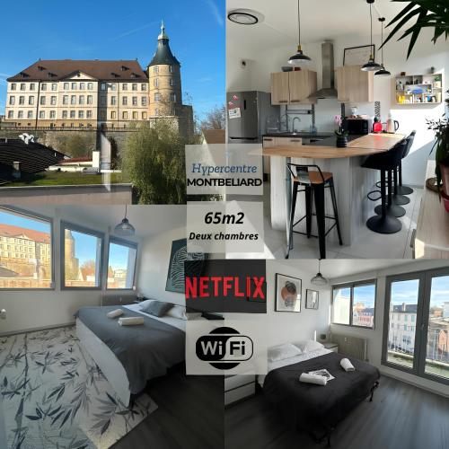 Duplex 65m2 lumineux avec vue sur le chateau 3 etoiles in Montbeliard