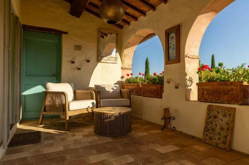 المنظر الخارجي, Historic Farmhouse With Loggia In Cortona in Centoia