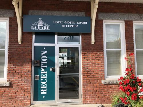 Viesnīcas āriene, Motel De La Gare Richmond in Melbourne (QC)