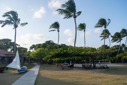 Garden, Anga Beach Hotel in Sao Miguel dos Milagres