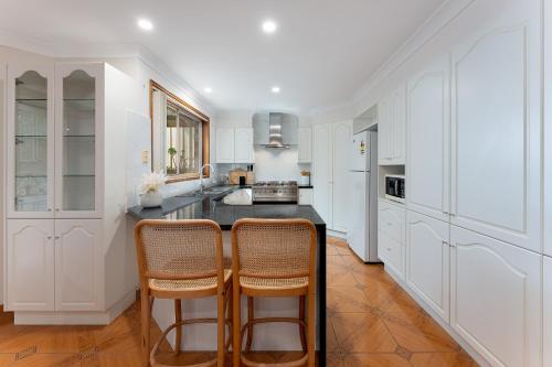 köök, The Lookout Retreat-Shell Cove in Shellharbour