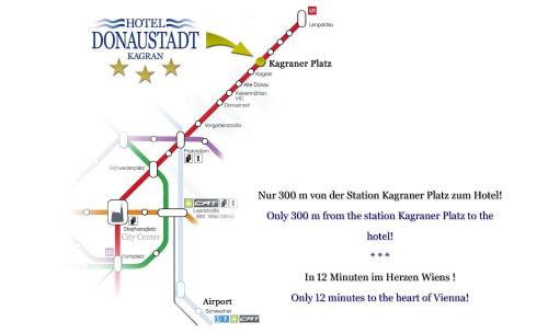 Hotel Donaustadt Kagran - at Metro U1