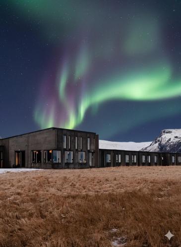 A szálláshely kívülről, UMI Hotel in Skogarfoss