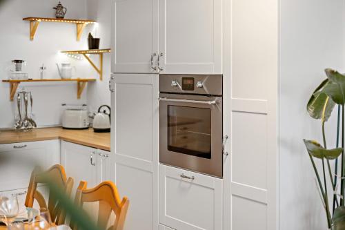 廚房, Wintergarten Wohnung mit Feldblick nahe Legoland in 謝帕赫