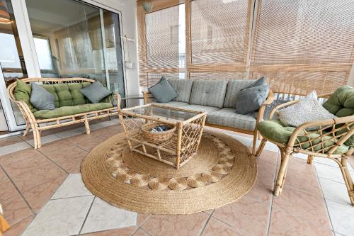 景觀, Wintergarten Wohnung mit Feldblick nahe Legoland in 謝帕赫