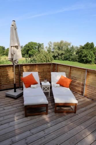 Ferienwohnung Weitblick Himmel in Neusitz, Deutschland