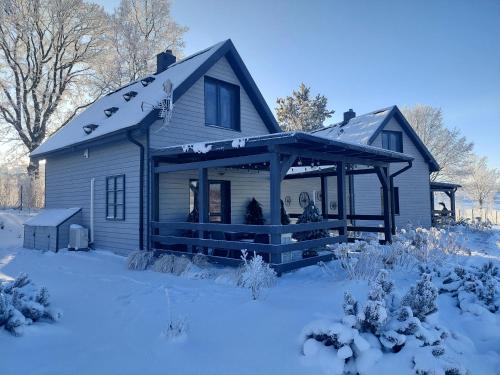Viesnīcas āriene, Domki na Kaszubach - Chabry i Rumianki - Roztoka, Przywidz - Basen Sauna Jacuzzi KASZUBY in Przywidz