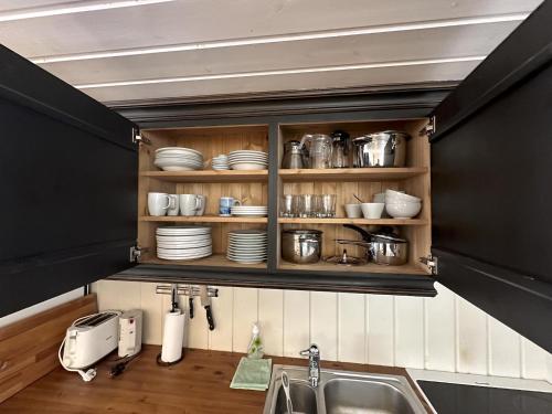 Kitchen, Cozy Two Bedrooms Apartment With Sauna And Mountain Views in Beitostolen