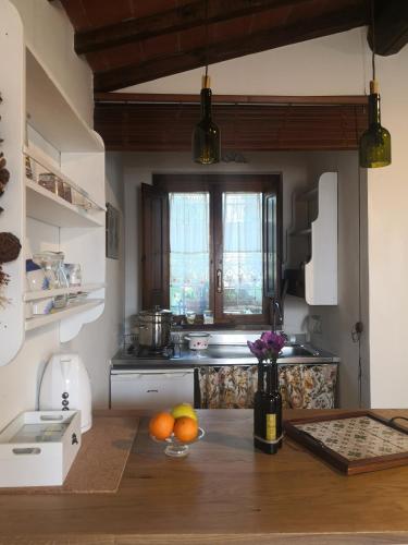 廚房, Agriturismo Biologico Poggiopiano in 菲耶索萊