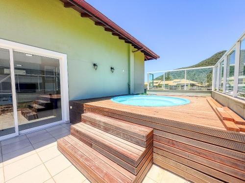 景觀, Cobertura pé na areia, Praia do Santinho - ASR004 (Cobertura pe na areia, Praia do Santinho - ASR004) in 聖堤荷海灘