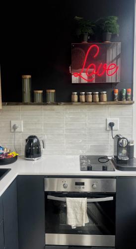 廚房, Cosy Romantic Stay Breathtaking Table Mt Views in 維里德荷克