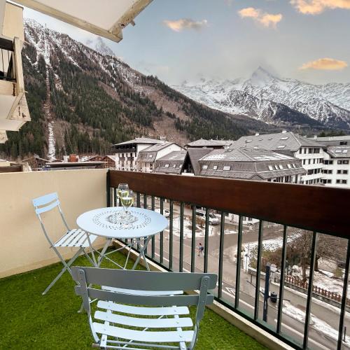 Appart Hyper Centre Chamonix balcon parking privé