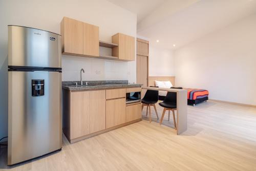 Kitchen, Hotel Estar in Manizales