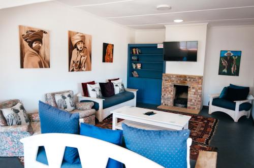 salon détente/TV commun, Hermanus Backpackers & Budget Accommodation in Hermanus