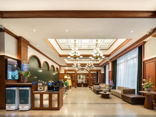 ล็อบบี้, Nostalgia S Hotel (Tianjin Jinwan Plaza) in เขตการค้าเซียว ไปโลว