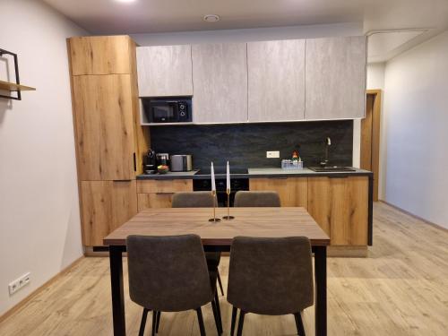 Bếp, Höfn Apartments (Hofn Apartments) in Hofn