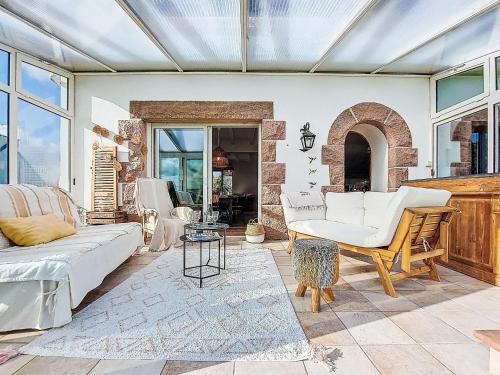 Balkons/terase, Holiday Home Le Clozic by Interhome in Locquirec ciems