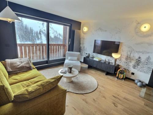 Duplex charmant 3 pièces, La Legettaz Val d'Isère, au pied des pistes, parking couvert. - FR-1-411-740