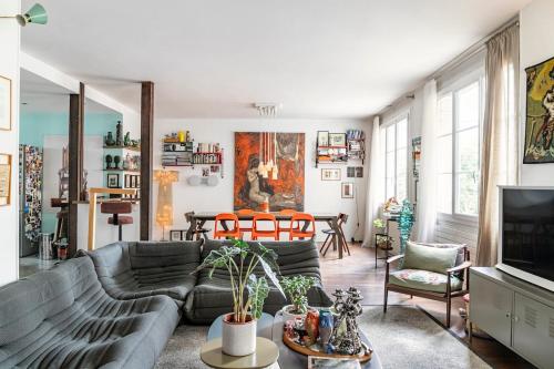Loft, 3 bedrooms, 2' walk Porte de Versailles Exhibition Center - Location saisonnière - Issy-les-Moulineaux