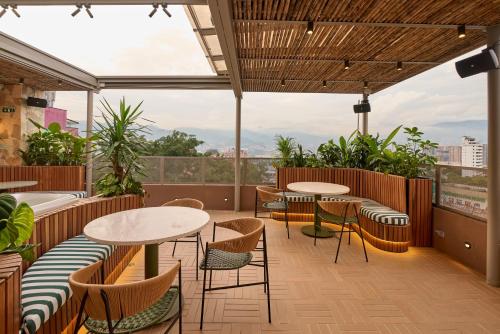 バルコニー/テラス, Hotel Dix in メデジン