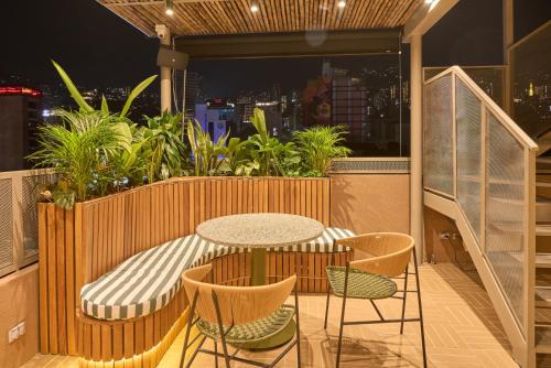 バルコニー/テラス, Hotel Dix in メデジン