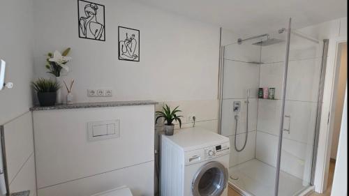 Bathroom, Wambacher Ferienwohnung in Schlangenbad