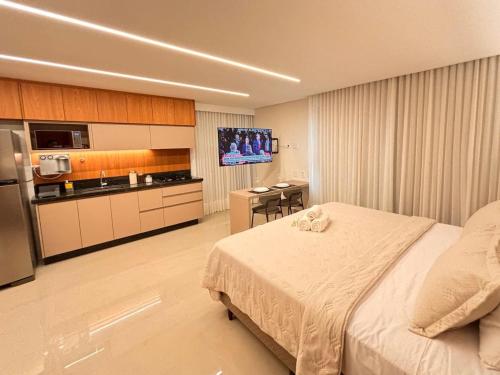 Apart St Bueno SuperKing Ar, Cozinha, Vaga, Goiânia