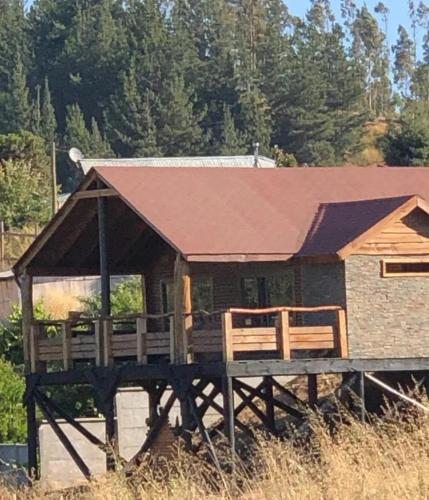 Viesnīcas āriene, Cabaña Palafito (Cabana Palafito) in Coelemu