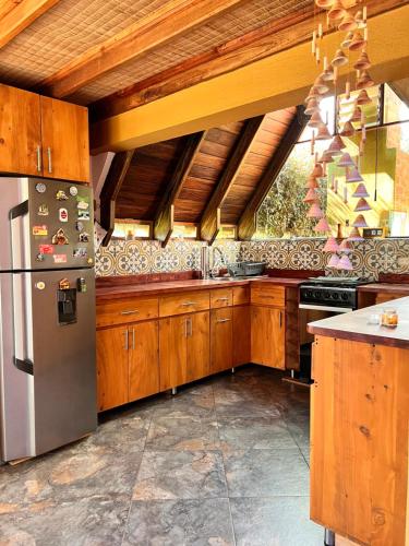 virtuve, Cabaña acogedora Los Duraznos, cerca de Ubaté (Cabana acogedora Los Duraznos, cerca de Ubate) in Ubate