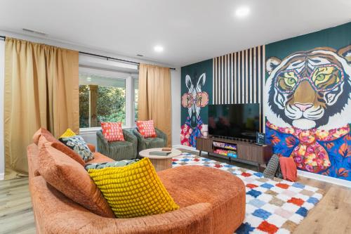 Zoo-Themed Family home near NC Zoo in 阿什伯勒