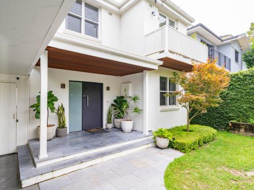 Entrance, Calm Coastal 4BR Vaucluse Home for 10 with Garage in Watsons Bay