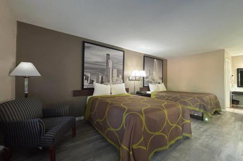2 double beds