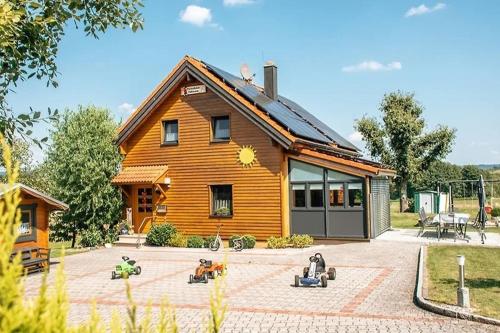 Hotelli välisilme, Ferienholzhaus Füßmann im Ahorntal (Ferienholzhaus Fußmann im Ahorntal) in Ahorntal