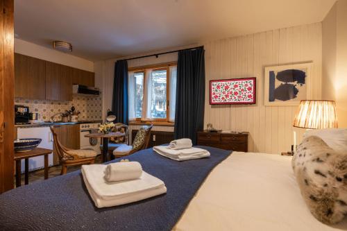 La Ruinette-Cosy studio in Verbier centre in Bagnes