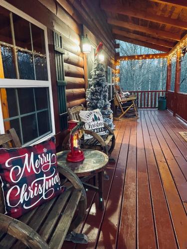 Breath of Heaven Cabin- Hot Tub, Deck, Pond, PETS in New Plymouth (OH)