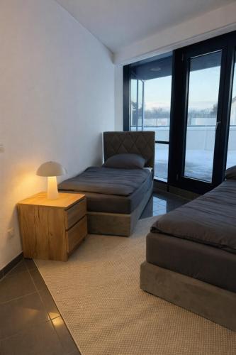 陽台/露台, Monteur- und Ferienunterkunft Ludwigsfelde in 路德維希費爾德