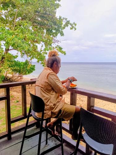 شرفة/ تراس, LOwayalailaiSTAY in Wayasewa Island