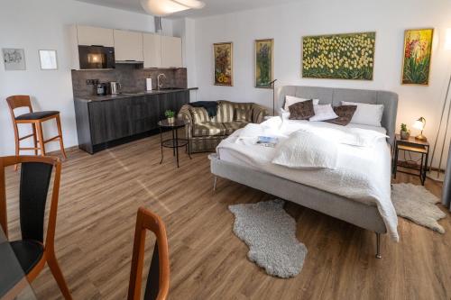 Konyha, Apartmán v centru s terasou (Apartman v centru s terasou) in Destne V Orlickych Horach