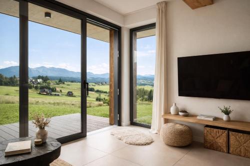 Jagatud salong / TV-ala, NOOK Cabins - Mountain View in Ząb