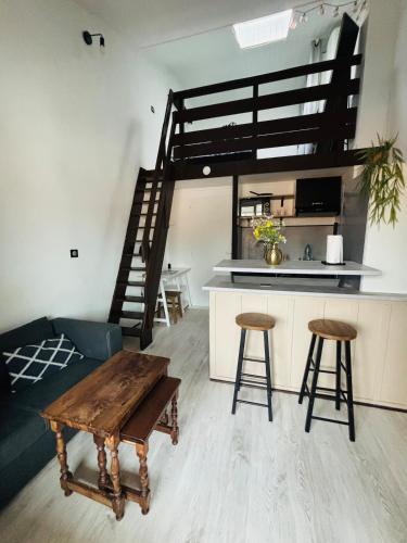 Appartement duplex proche plage et forêt - loggia - parking