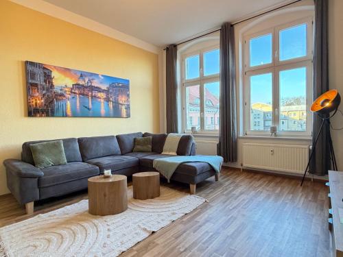 Svečių kambarys, Ferienwohnung am Altmarkt, für bis zu 4 Personen, 55qm (Ferienwohnung am Altmarkt, fur bis zu 4 Personen, 55qm) in Kotbusas