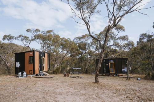 Pigeon Pair Tiny Houses by Tiny Away in Tallarook