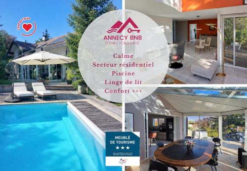 Maison PROVINS, piscine, calme, famille gîte à louer Argonay