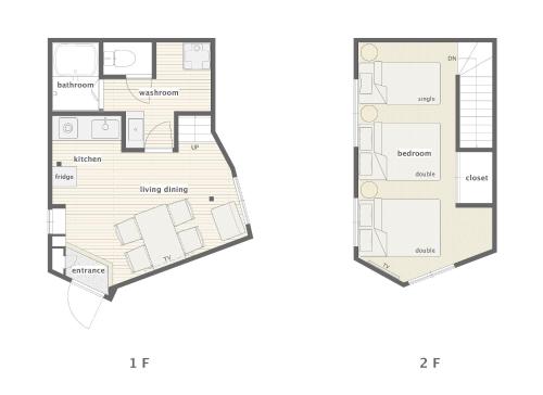 誠泊Dreams粉浜 Namba area in 8 mins! Max 5 pple!