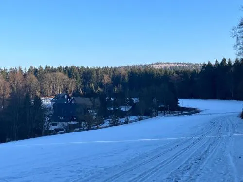 Berghaus am Katzenstein urgemütliches Wohnen im Wald in Pobershau, Deutschland